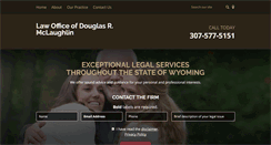 Desktop Screenshot of douglasmclaughlinlawoffice.com